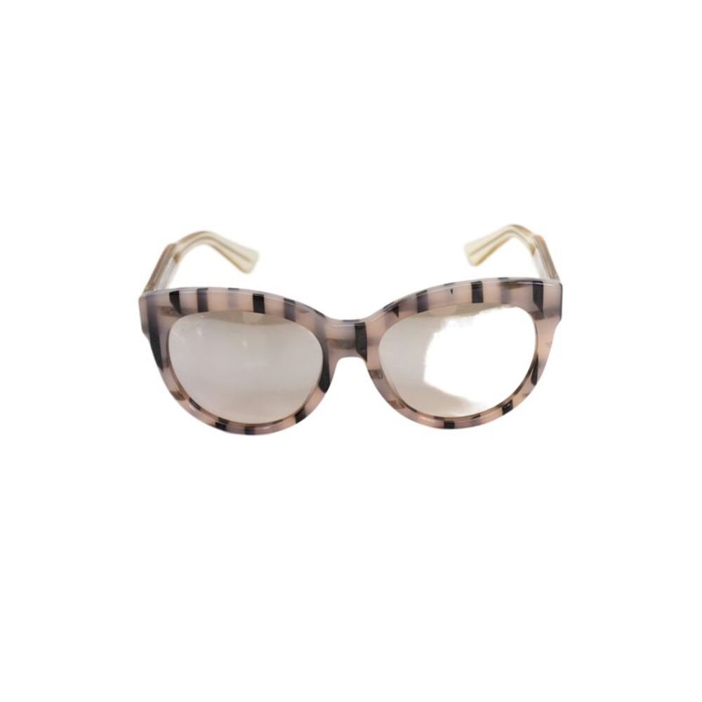 Gucci Womens Acetate Tortoiseshell Cateye Sunglasses Pink Black 140mm